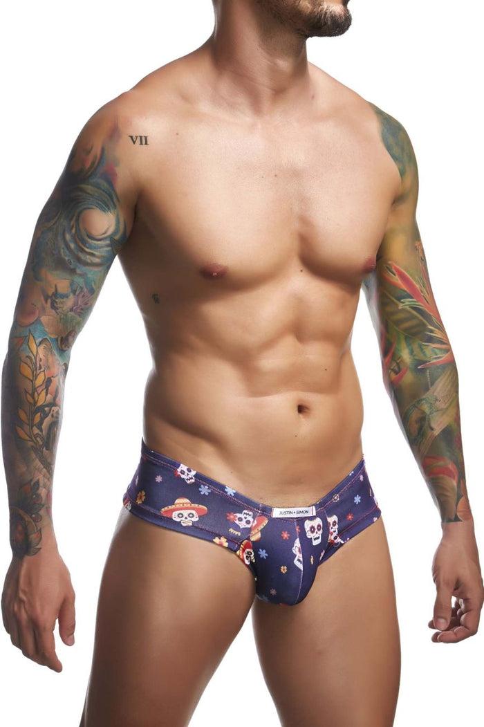 Clever Moda JUSTIN+SIMON XSJ22 Cheek Briefs Color Mexico