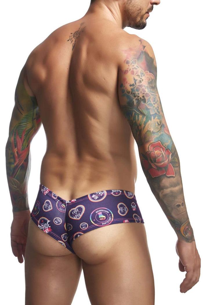 Clever Moda JUSTIN+SIMON XSJ22 Cheek Briefs Color Pride