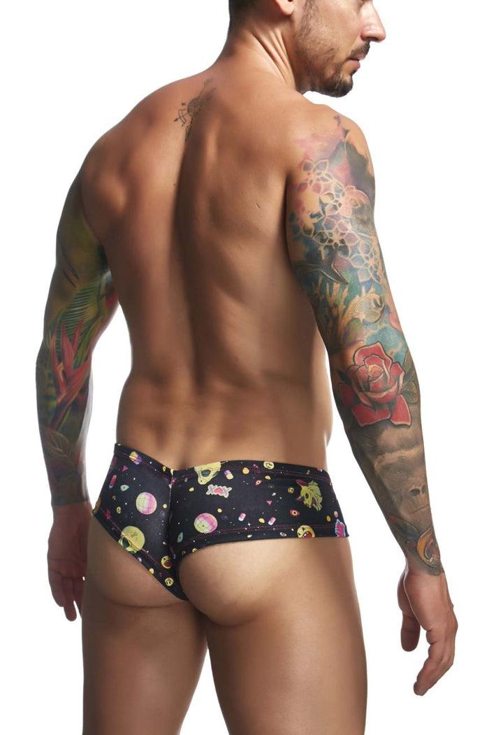 Clever Moda JUSTIN+SIMON XSJ22 Cheek Briefs Color Psycodelic