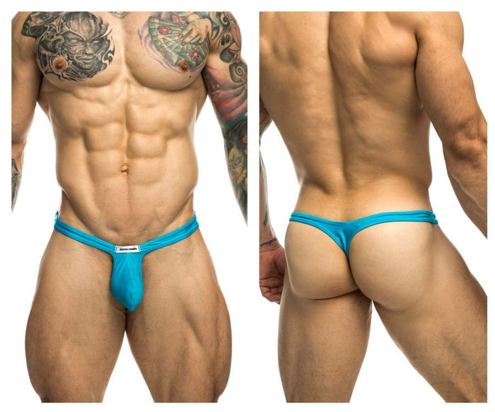 clever moda JUSTIN+SIMON XSJBU02 Bulge Thongs Color Turquoise