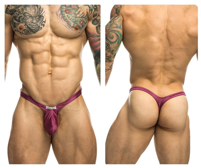 clever moda JUSTIN+SIMON XSJBU02 Bulge Thongs Color Wine