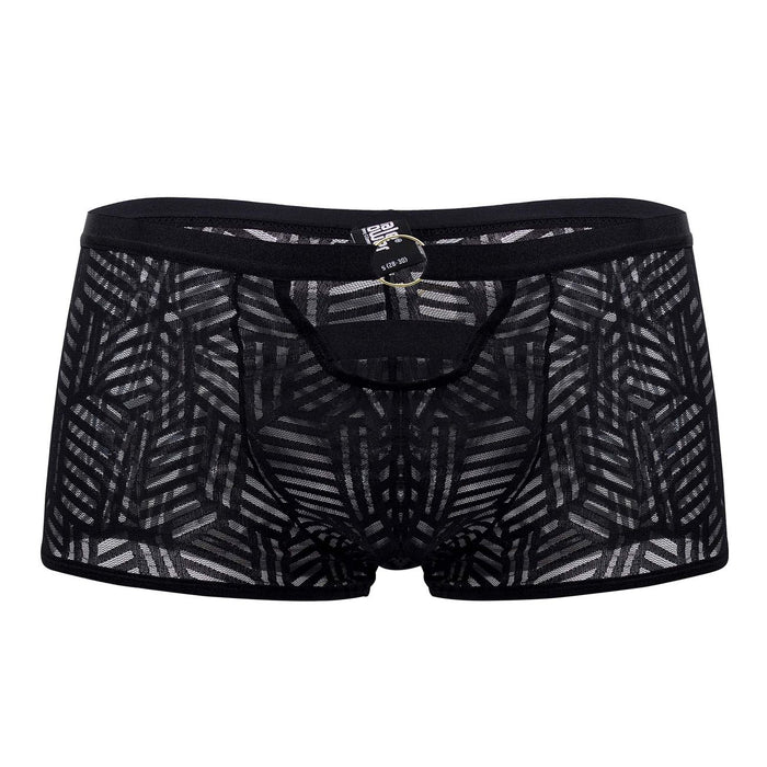 Clever Moda Male Power 125-284 Rude Awakening Cheeky Cutout Short Color Black