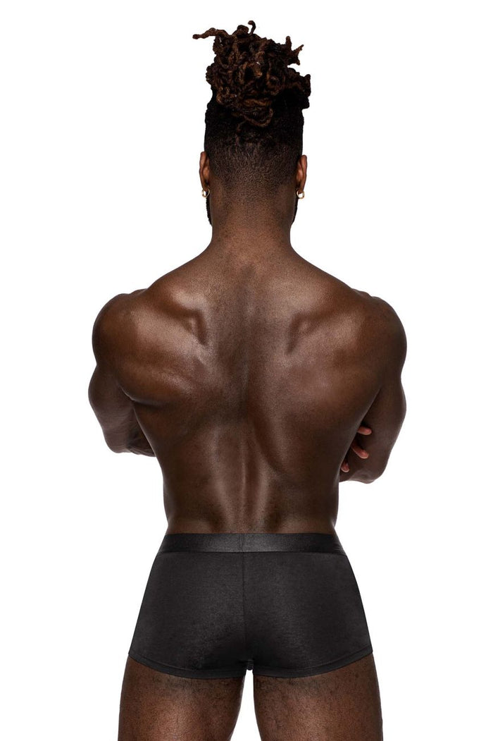 Clever Moda Male Power 129-281 Easy Breezy Mini Short With Sleeve Color Black