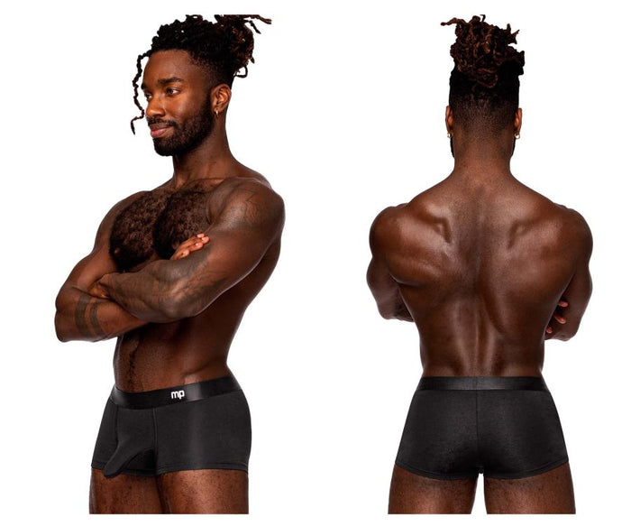 clever moda Male Power 129-281 Easy Breezy Mini Short with Sleeve Color Black