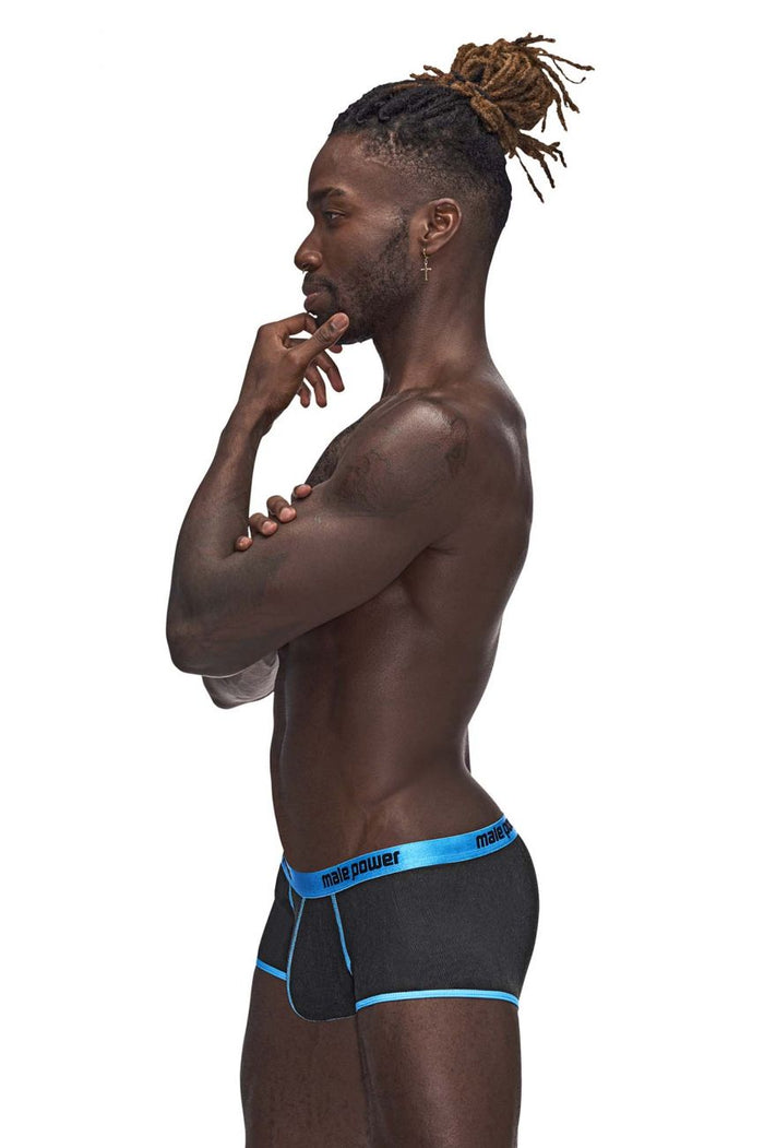 Clever Moda Male Power 143-270 Casanova Uplift Mini Short Color Black