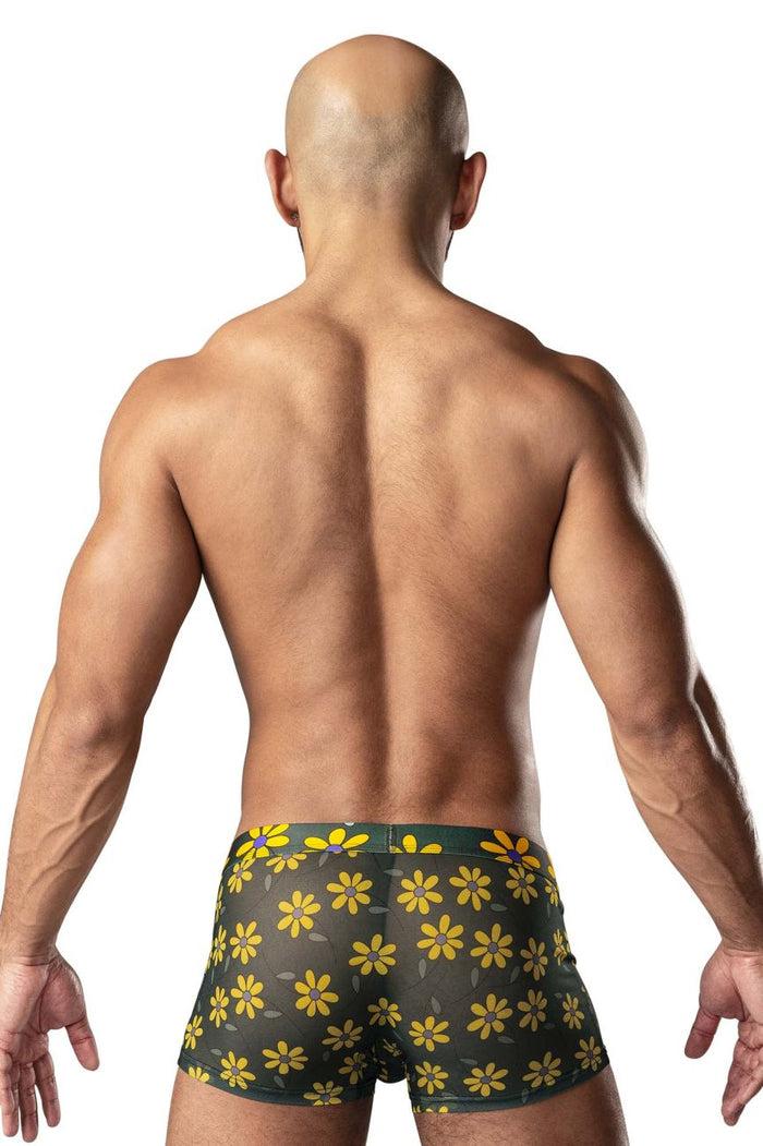 Clever Moda Male Power 145-285 Petal Power Pouch Short Color Daisy Print