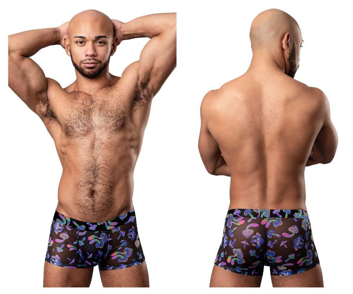 clever moda Male Power 145-294 Hazy Dayz Pouch Short Color Mushrooms