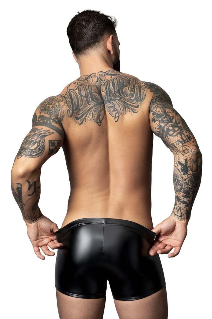 Clever Moda Male Power 153-301 Liquid Onyx 2.0 Pouch Short Color Black
