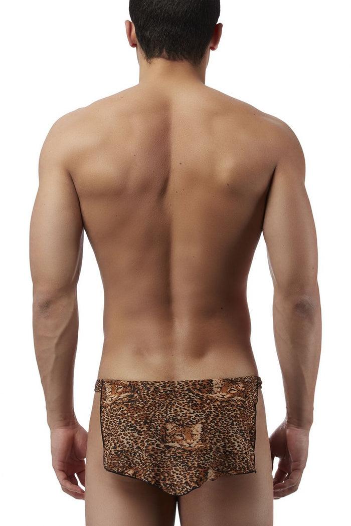 Clever Moda Male Power 329030 Animal Tarzan Thong Color Brown