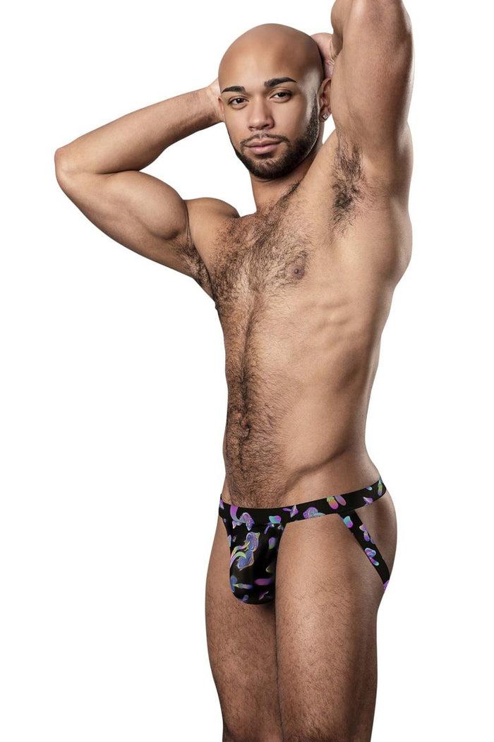 Clever Moda Male Power 390-294 Hazy Dayz Jock Color Mushrooms