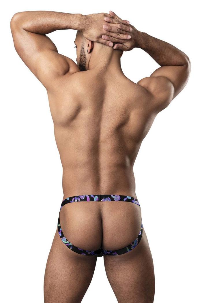 Clever Moda Male Power 390-294 Hazy Dayz Jock Color Mushrooms