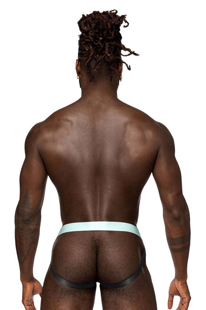 Clever Moda Male Power 399-281 Easy Breezy Jock Sleeve Color Aqua