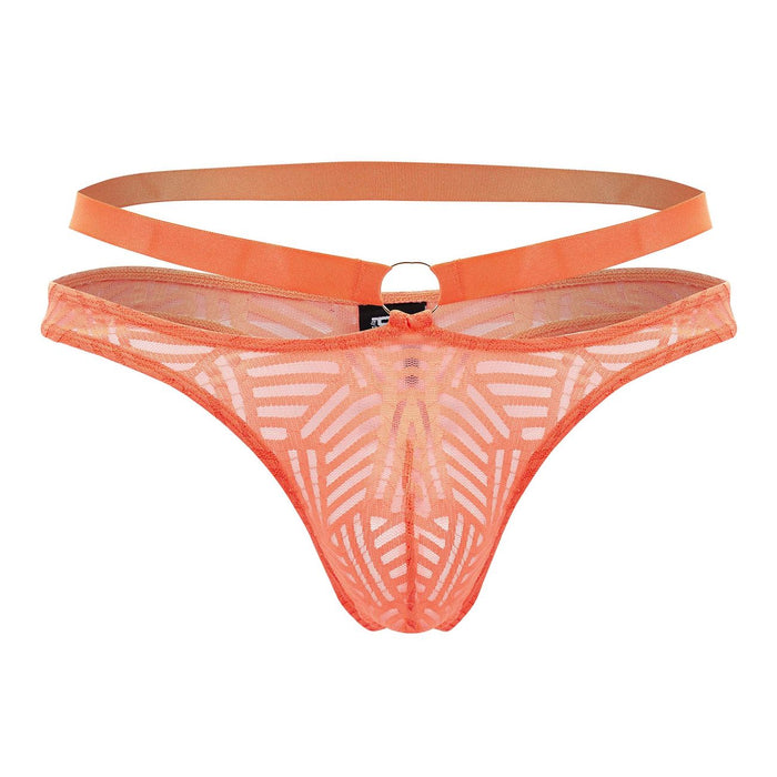 Clever Moda Male Power 415-284 Rude Awakening Strap Thong Color Neon Orange