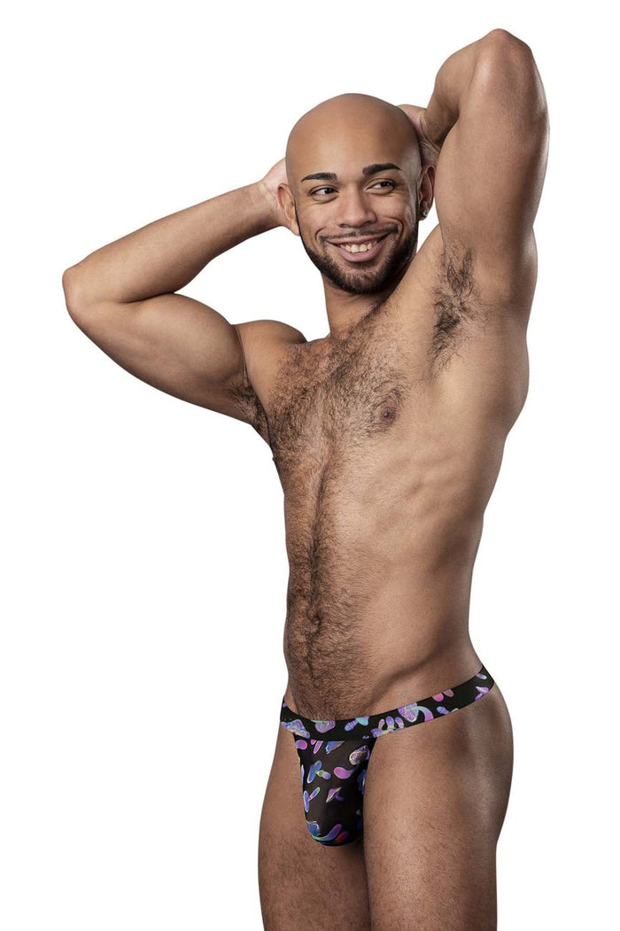 Clever Moda Male Power 433-294 Hazy Dayz Micro Thong Color Mushrooms