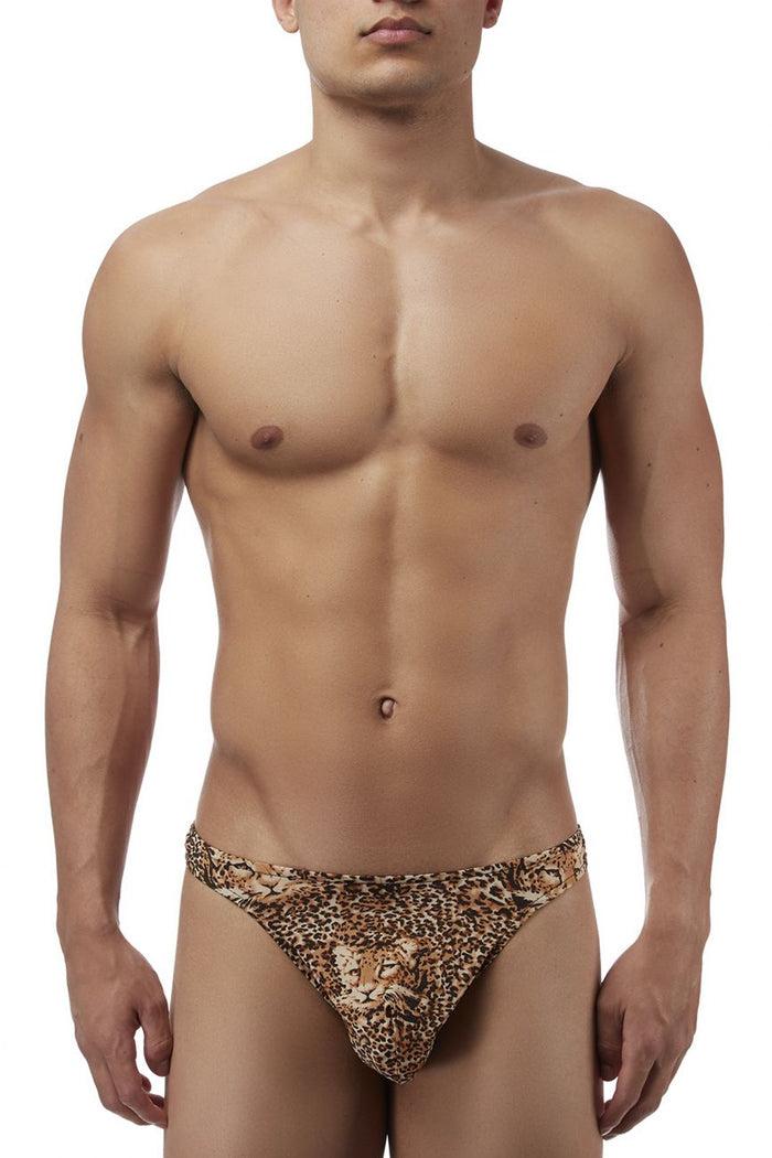 Clever Moda Male Power 444030 Animal Wonder Thong Color Brown