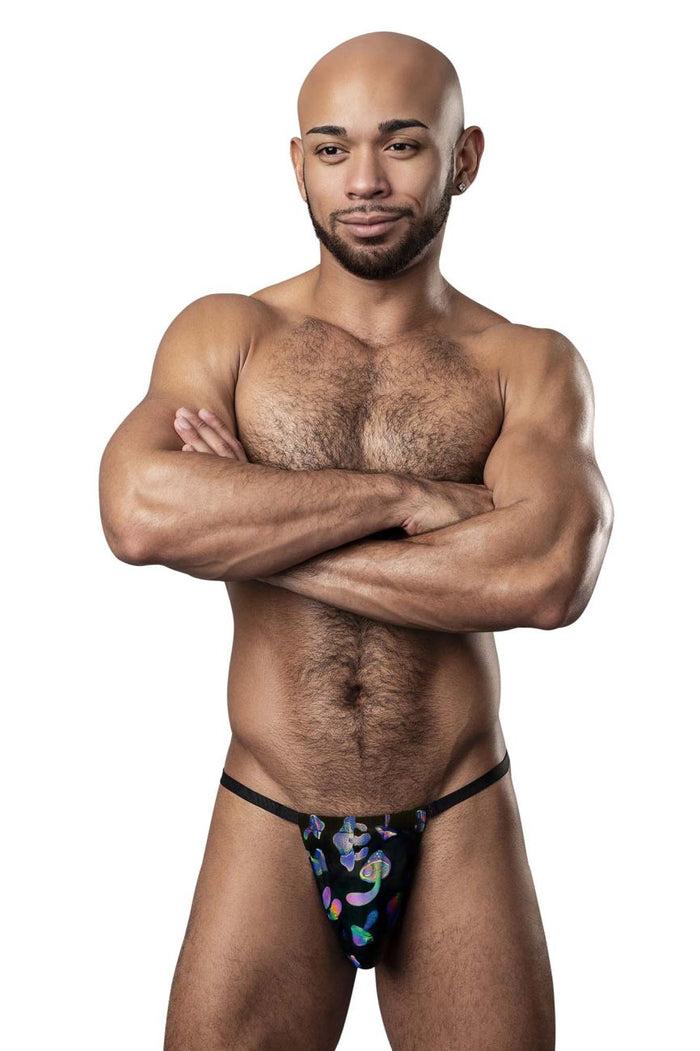 Clever Moda Male Power 450-294 Hazy Dayz Posing Strap Color Mushrooms