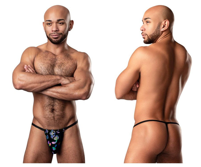 clever moda Male Power 450-294 Hazy Dayz Posing Strap Color Mushrooms