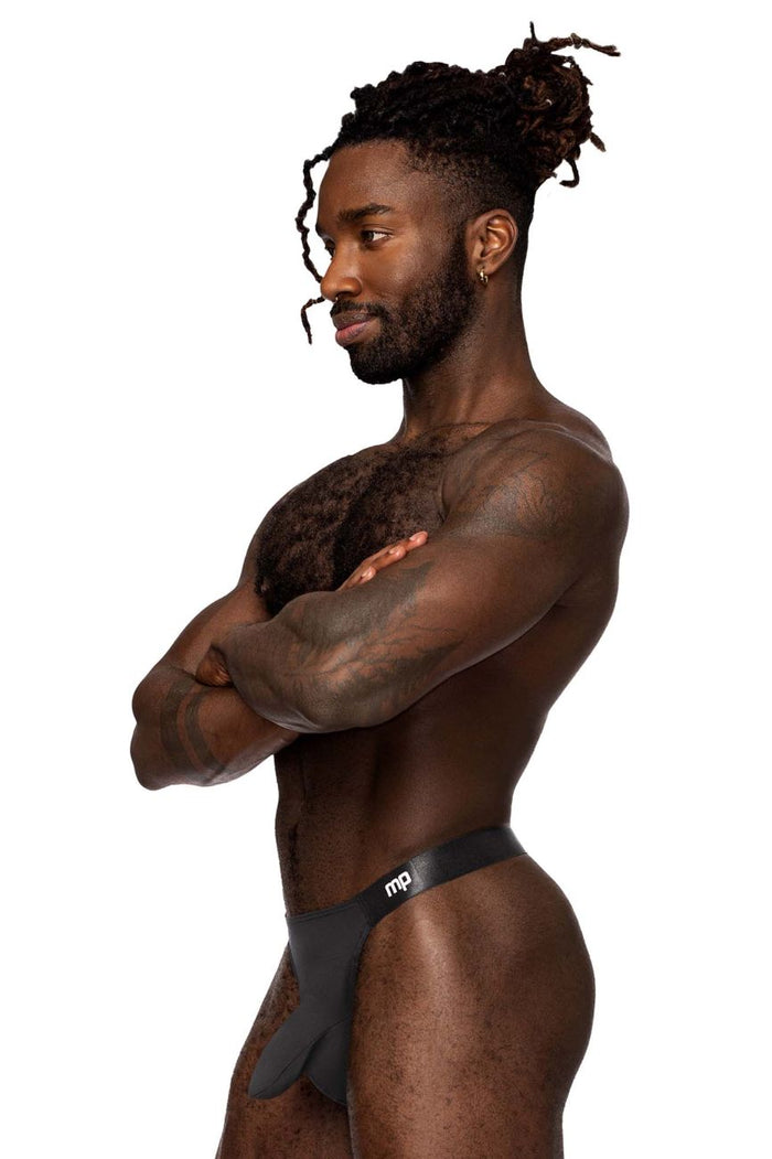 Clever Moda Male Power 462-281 Easy Breezy Thong Sleeve Color Black