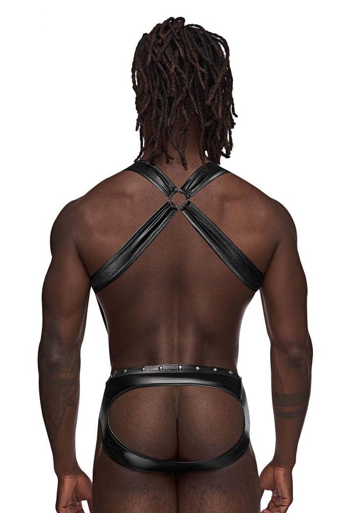 Clever Moda Male Power PAK-154 Fetish Uranus Jockstrap Color Black