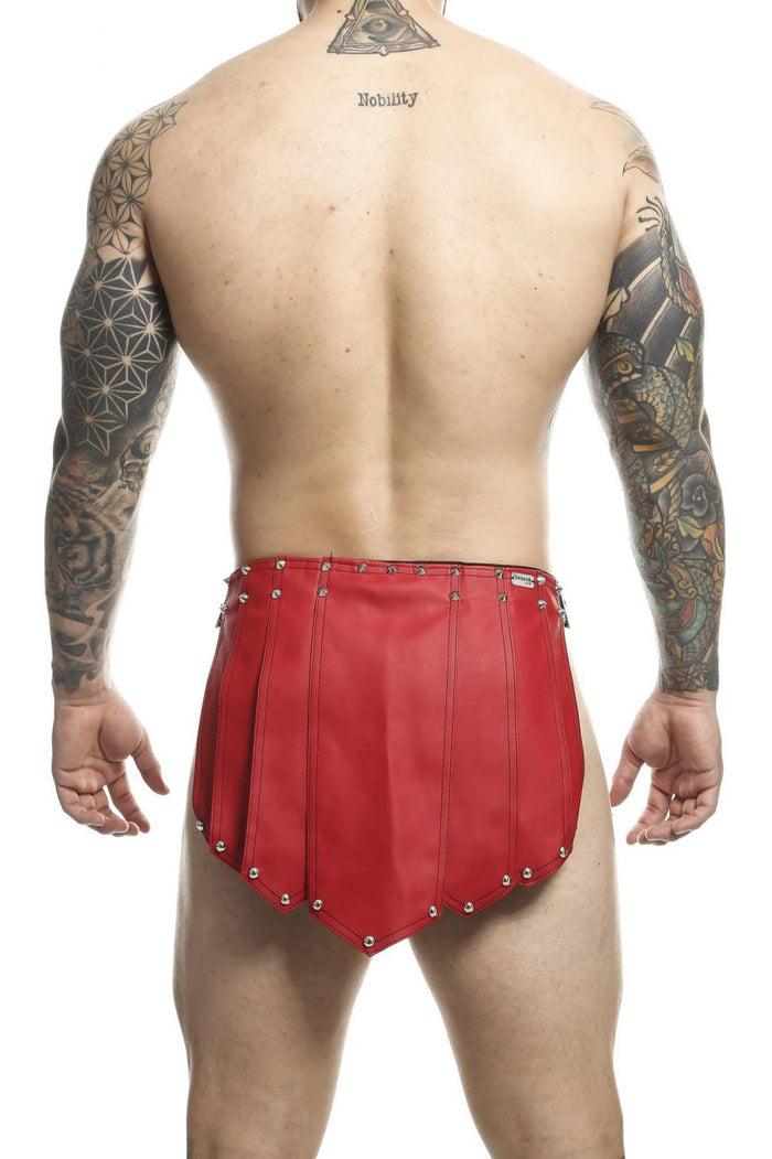 Clever Moda MaleBasics DMBL10 DNGEON Roman Skirt Color Red