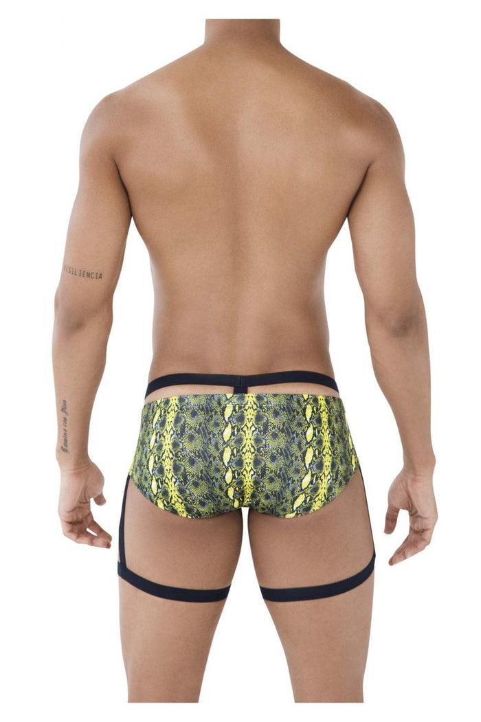 Clever Moda Pikante PIK 0510 Neon Briefs Color Green