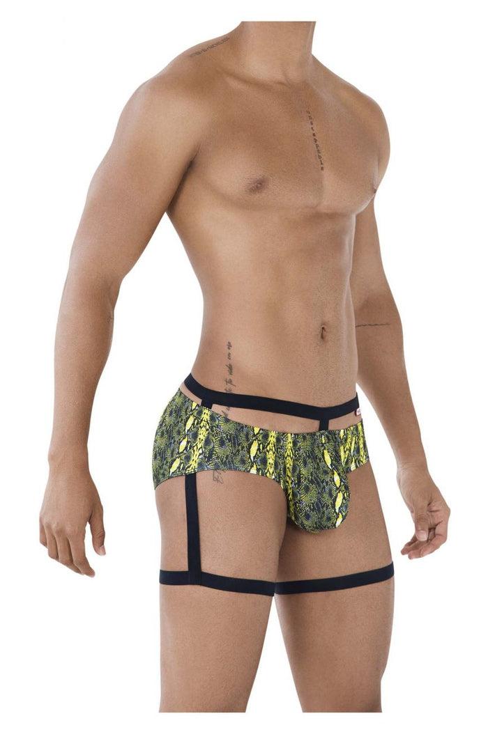 Clever Moda Pikante PIK 0510 Neon Briefs Color Green