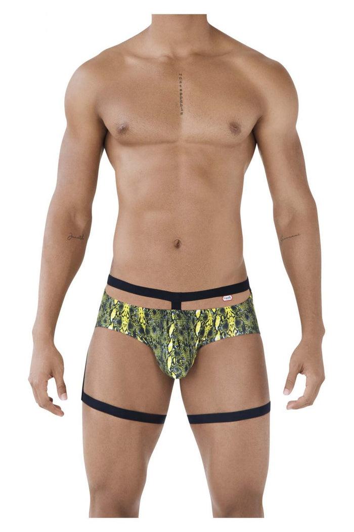 Clever Moda Pikante PIK 0510 Neon Briefs Color Green
