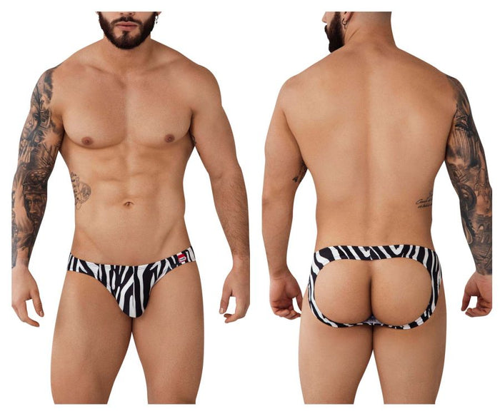 clever moda Pikante PIK 0992 Yuba Jockstrap Color Beige