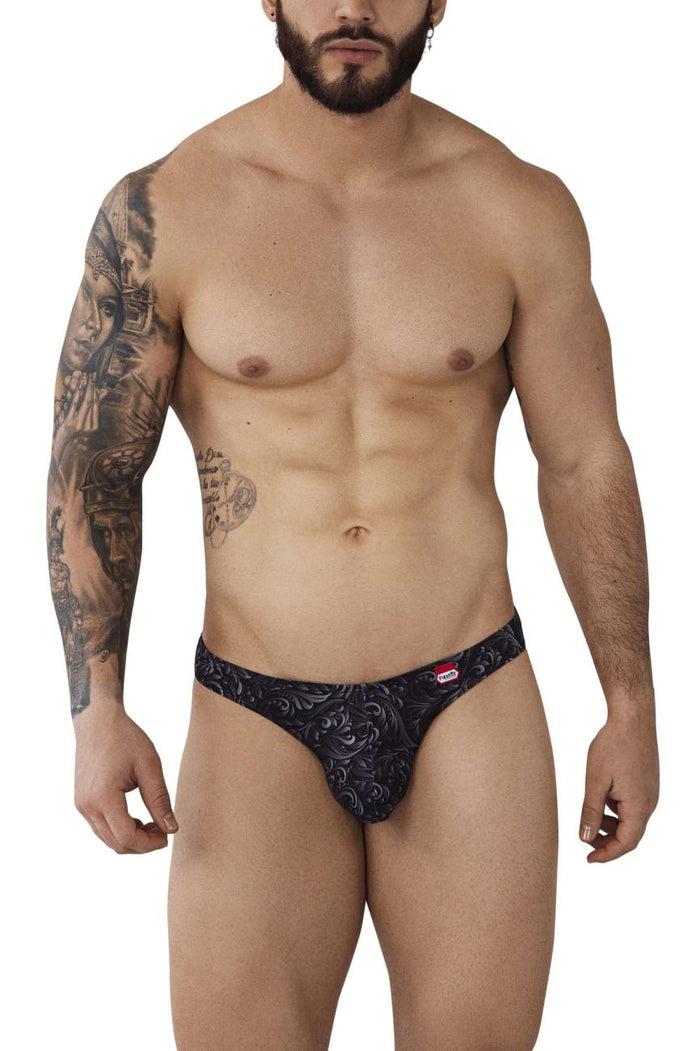 Clever Moda Pikante PIK 1009 Potenza Thongs Color Black