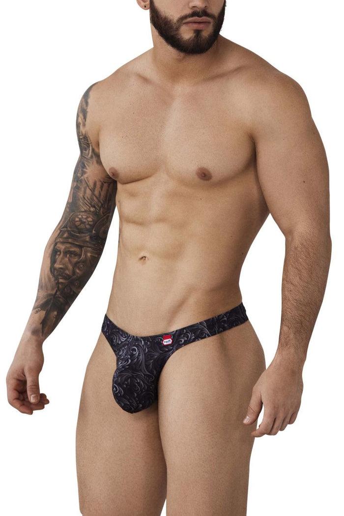 Clever Moda Pikante PIK 1009 Potenza Thongs Color Black