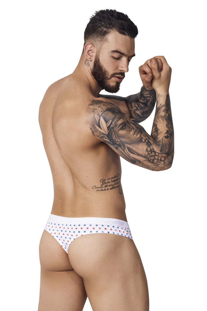 Clever Moda Pikante PIK 1073 Blaze Thongs Color White