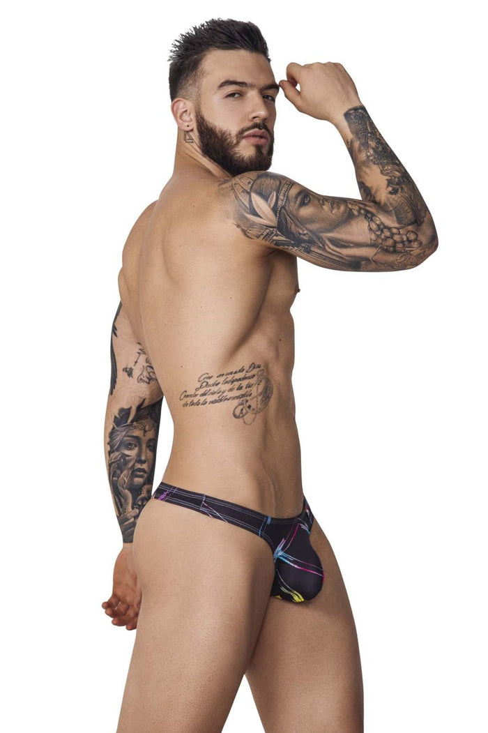 Clever Moda Pikante PIK 1077 Nucleus Thongs Color Black