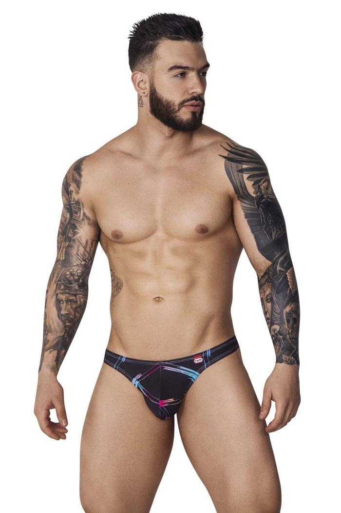 Clever Moda Pikante PIK 1077 Nucleus Thongs Color Black