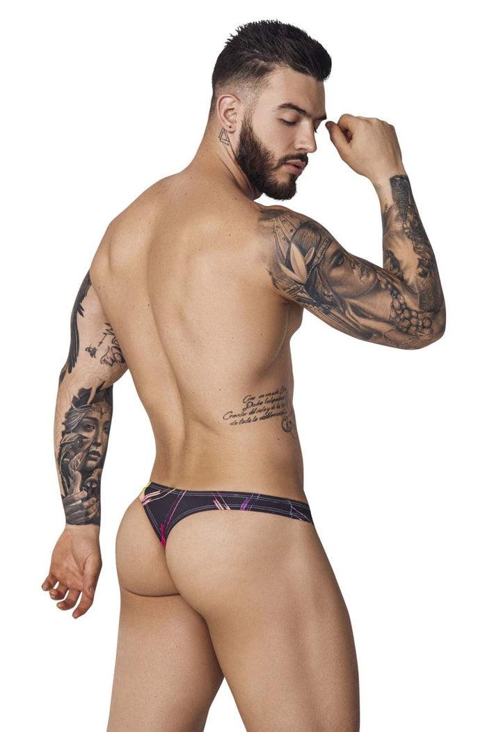 Clever Moda Pikante PIK 1077 Nucleus Thongs Color Black