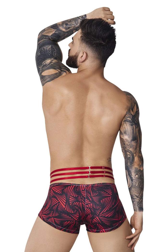 Clever Moda Pikante PIK 1078 Fiery Trunks Color Red