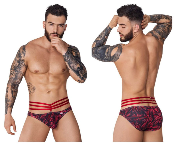 clever moda Pikante PIK 1079 Fiery Bikini Color Red