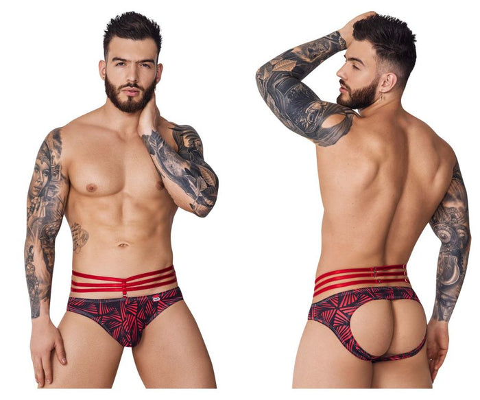 clever moda Pikante PIK 1080 Fiery Jockstrap Color Red