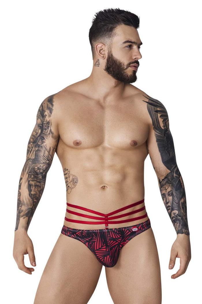 Clever Moda Pikante PIK 1081 Fiery Thongs Color Red