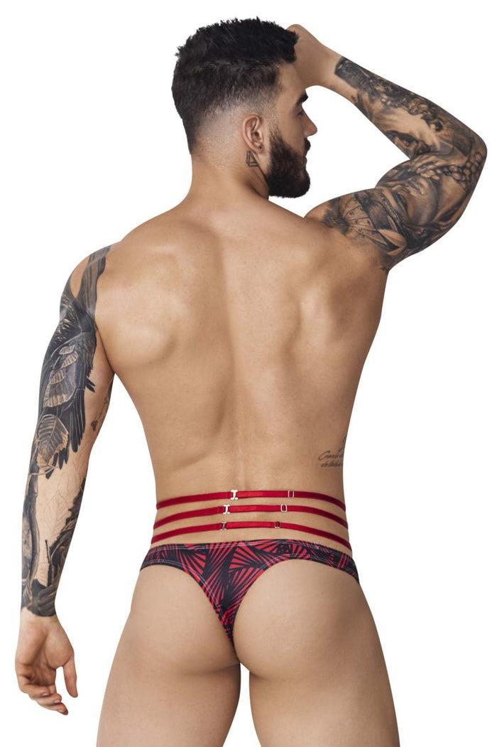 Clever Moda Pikante PIK 1081 Fiery Thongs Color Red