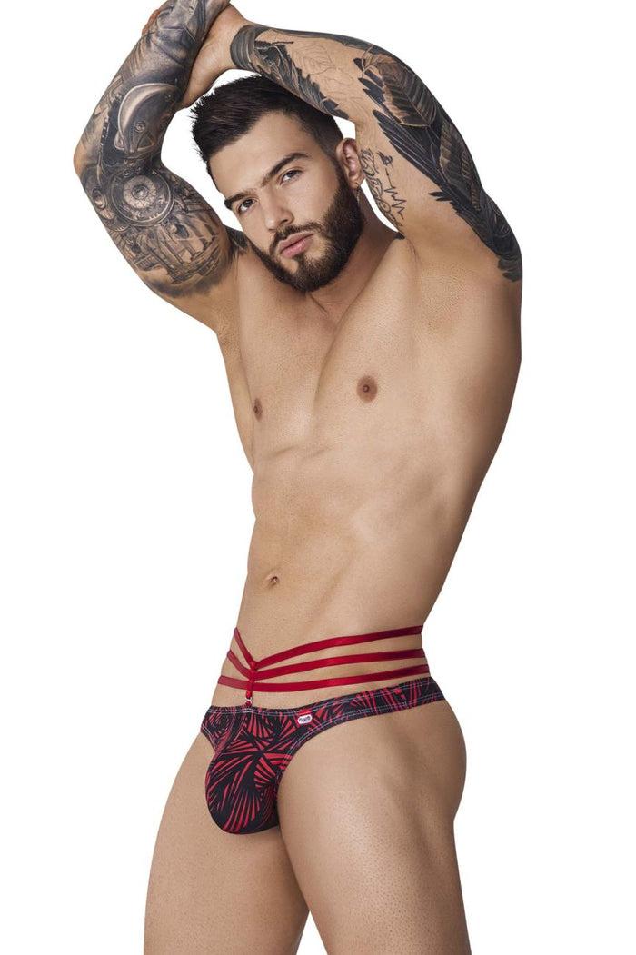 Clever Moda Pikante PIK 1081 Fiery Thongs Color Red