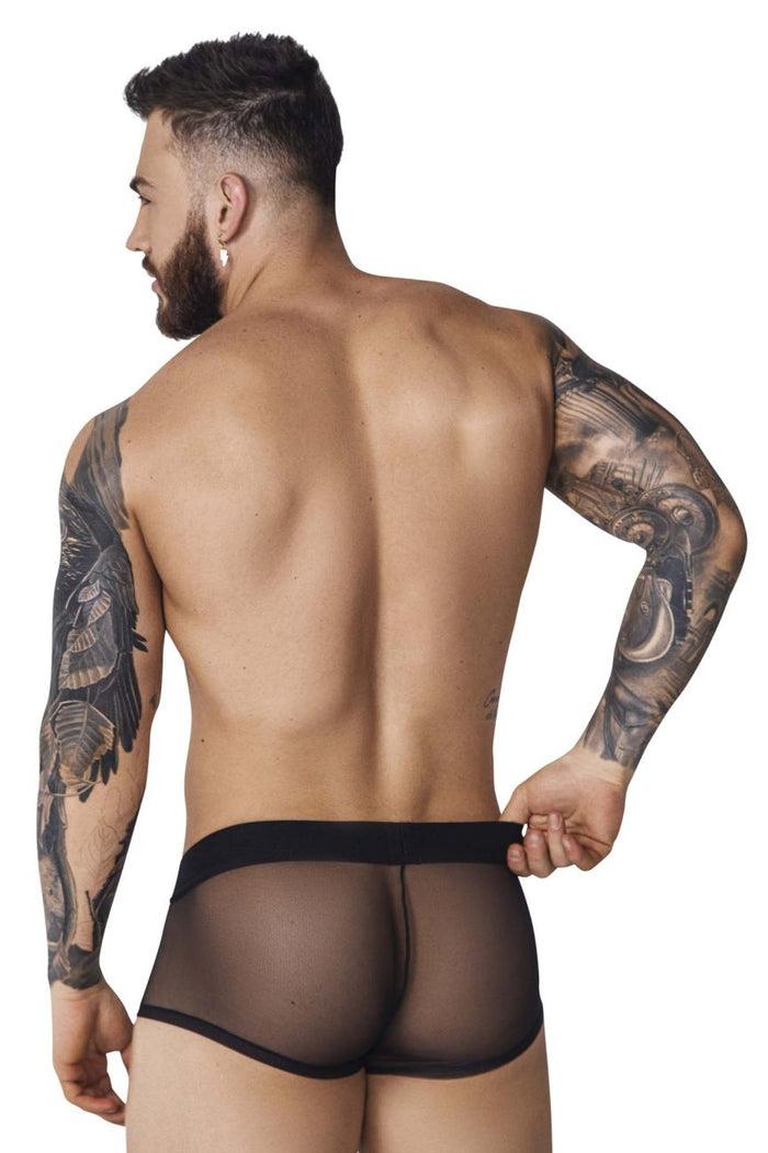 Clever Moda Pikante PIK 1090 Burly Mesh Trunks Color Black