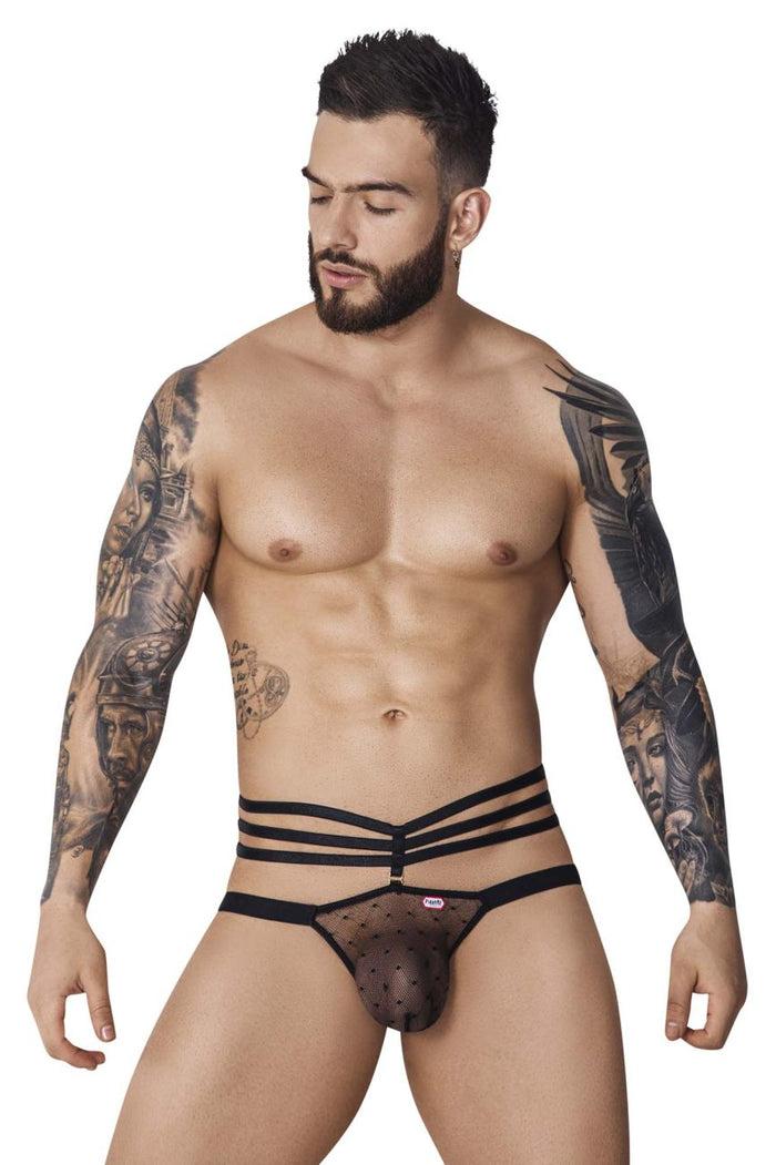 Clever Moda Pikante PIK 1095 Oomph Mesh Jockstrap Color Black