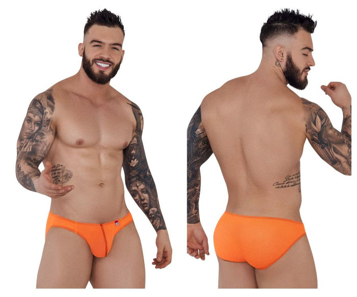 clever moda Pikante PIK 1277 Sonar Briefs Color Orange