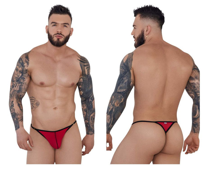 Clever Moda Pikante PIK 1279 Sonar Thongs Color Red