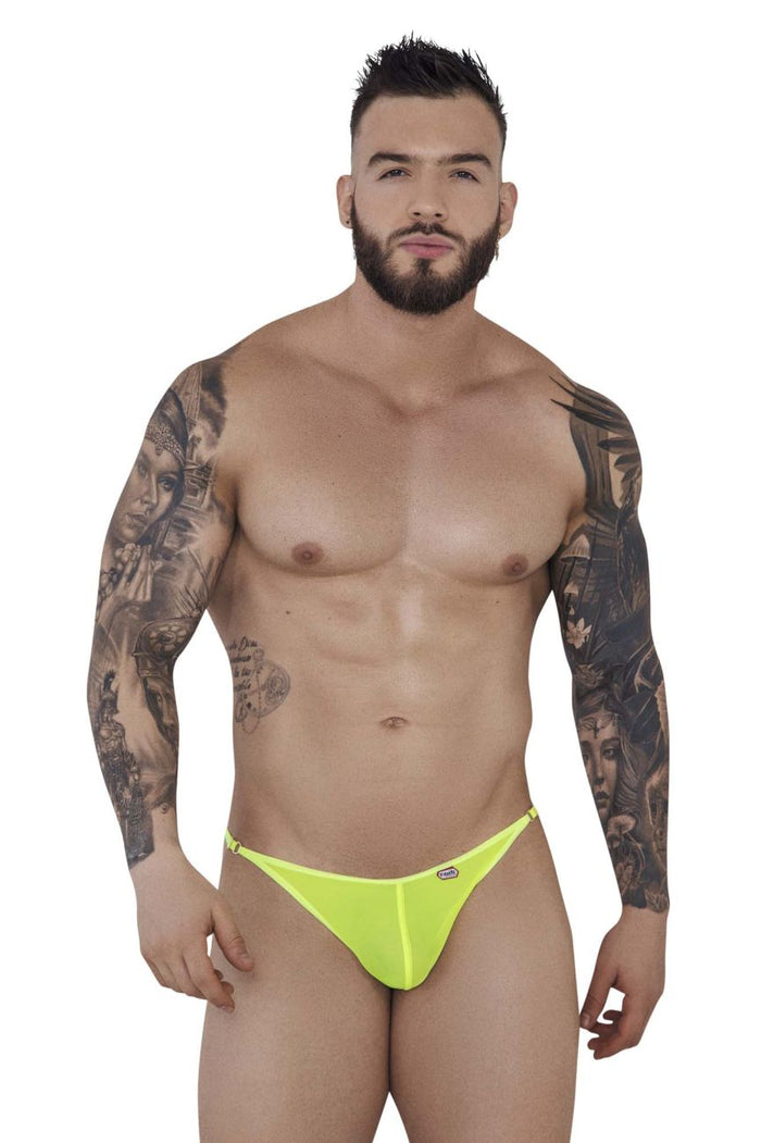Clever Moda Pikante PIK 1284 Bestival Thongs Color Green