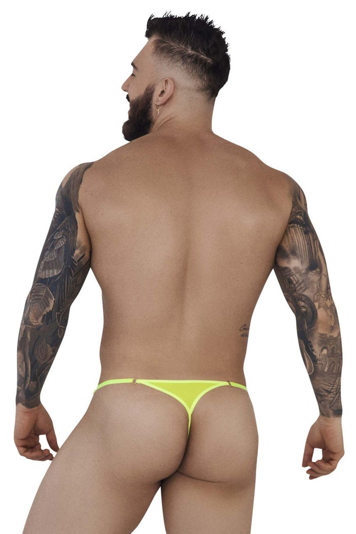 Clever Moda Pikante PIK 1284 Bestival Thongs Color Green