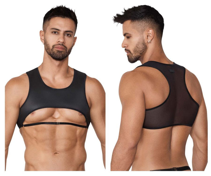 clever moda Pikante PIK 1396 Energy Crop Top Color Black