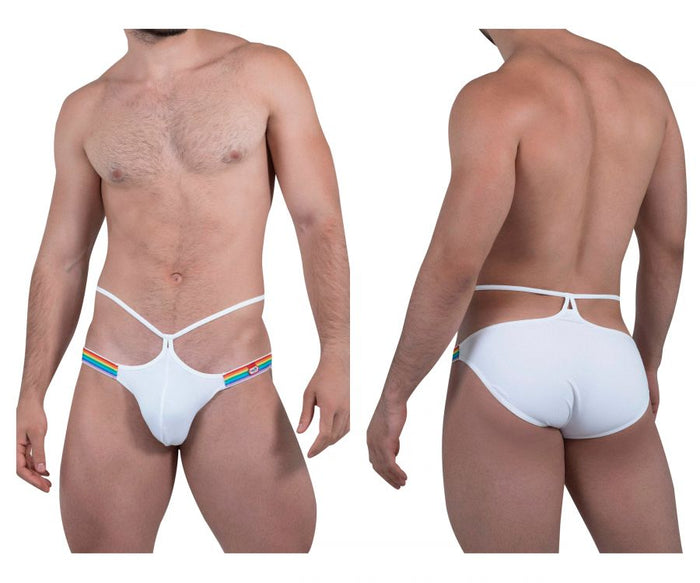 clever moda Pikante PIK 8728 Pubs Briefs Color White