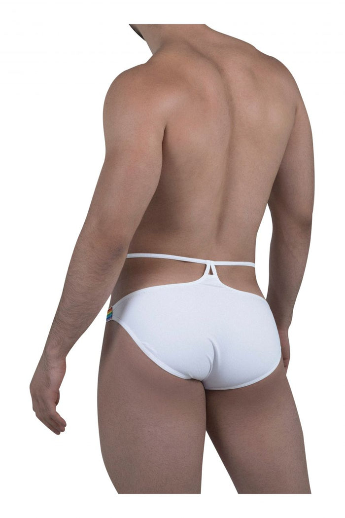 Clever Moda Pikante PIK 8728 Pubs Briefs Color White