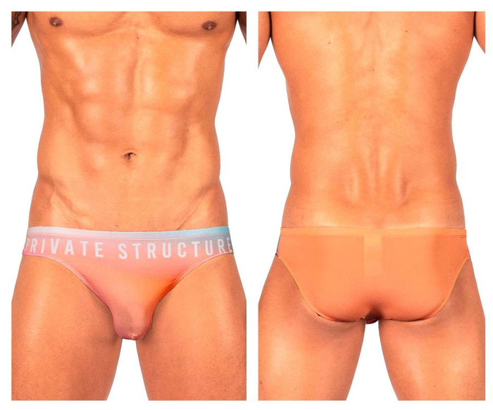 Clever Moda Private Structure BRUT4392 Bare Bikini Color Orange